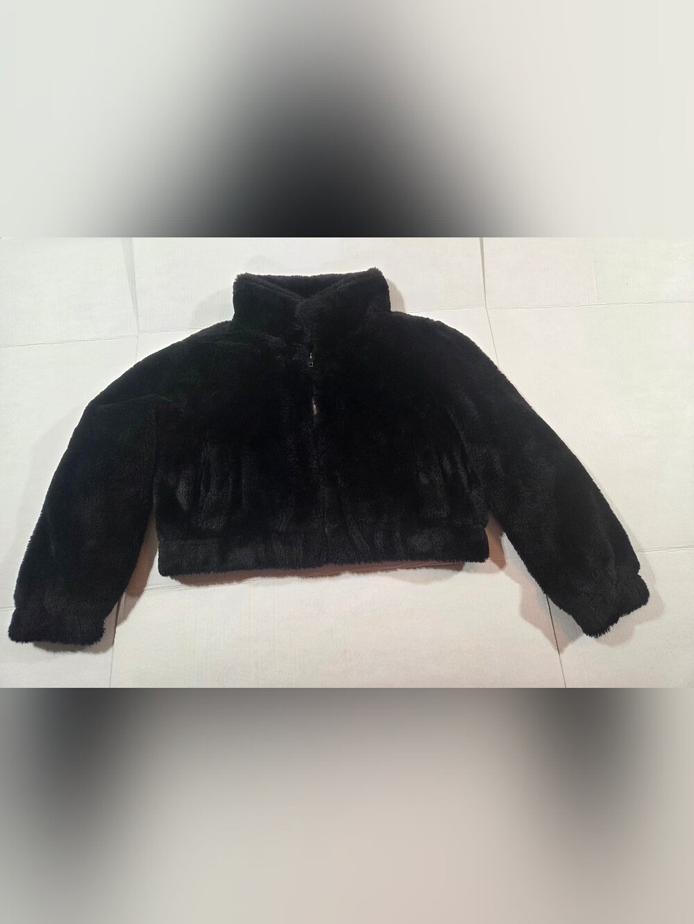 Black Faux Fur Jacket